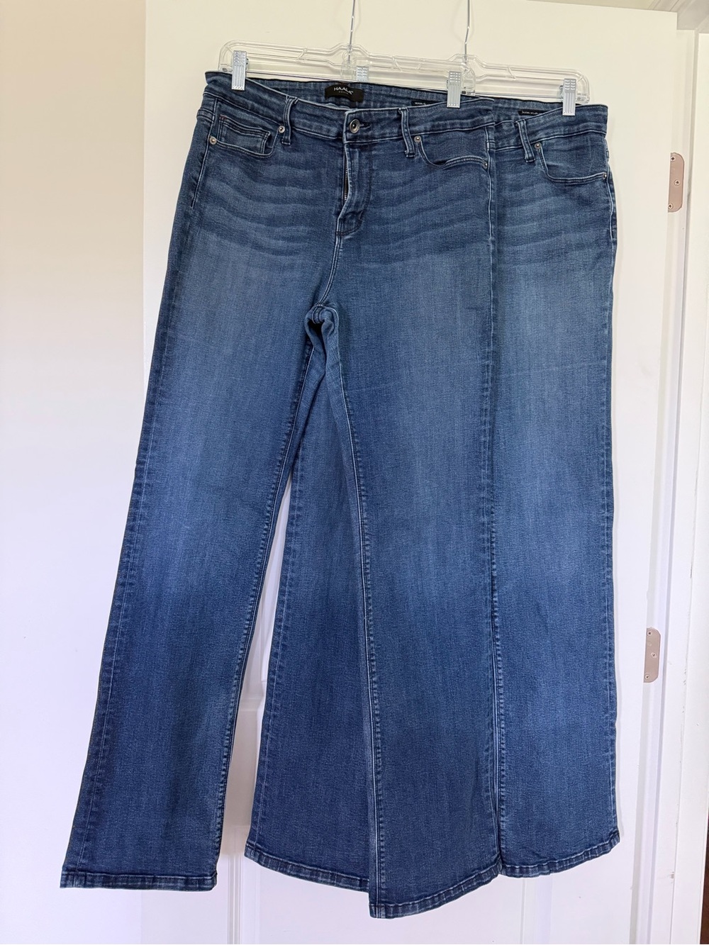 HAALA WESTERLY : Women’s 33 x 34 Straight Leg (Deep Ocean) Navy Stitch